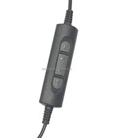Auriculares USB con micrófono y cancelación de ruido para ordenador portátil y centro de llamadas