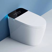 Toilette intelligente en porcelaine à bas prix cuvette de toilette automatique salle de bain une pièce en céramique commode de toilette intelligente