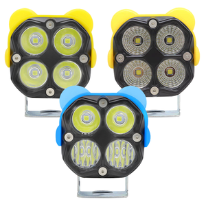 ไฟทำงานขนาดเล็ก 3 นิ้ว 40 วัตต์ ดีไซน์ใบโคลเวอร์สี่แฉก ไฟหน้า LED สีขาว ไฟส่องสว่างสำหรับขับขี่บนถนนแบบสูง/ต่ำ รุ่น MO16 รับประกัน 2 ปี - Product Image 2