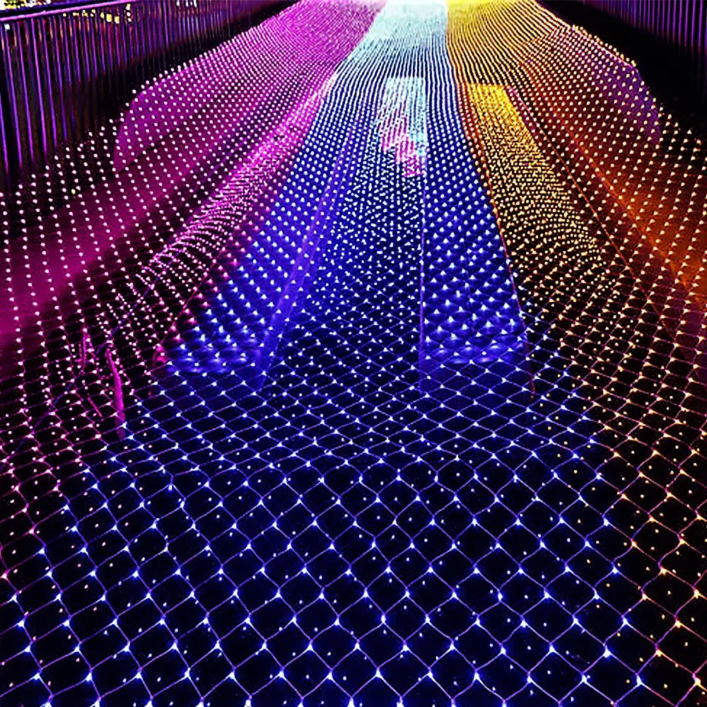 1 M Flashing Net Light For Christmas Decor PVC Waterproof Led Light luces de navidad
