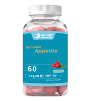 Stimulierendes Nahrungsergänzungsmittel zur Gewichtszunahme für Kinder und Erwachsene, 60 Vegane Gummis, Reich an Multivitaminen und Mineralien, Entwickelt für untergewichtige Menschen