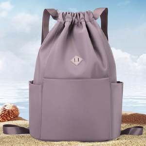 Manufacture Waterproof Polyester Polyester <b>Drawstring</b> Backpack High Quality Custom Logo Promotional Unseix Design <b>Drawstring</b> <b>Bag</b> - Product Image 3