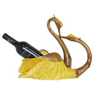 Hadiah dekoratif untuk pecinta anggur lemari anggur angsa meja anggur rak berdiri rak