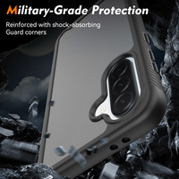 Étui pour Samsung A37 avec protection d'écran, finition mate douce au toucher, résistant aux chocs, coque de téléphone portable avec dos effet peau