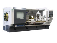 Tour CNC horizontal QK1322 pour opérations de tournage de filetages de tuyaux de grand diamètre