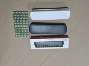 Letrero de Estacionamiento Personalizado con Logotipo, <span class=keywords><strong>Nuevo</strong></span> Tipo de ABS Resistente a Altas y Bajas Temperaturas, Luminoso, con Botón para Ocultar el Número de Teléfono - Product Image 2
