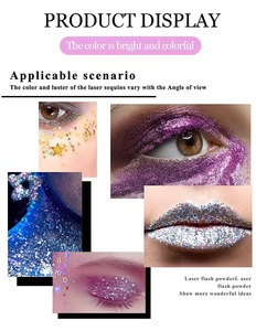 ROSE TOUCH – Coffret de 6 Gels Scintillants Minéraux <span class=keywords><strong>pour</strong></span> le Corps, Effet Holographique, Gros <span class=keywords><strong>Paillettes</strong></span> <span class=keywords><strong>pour</strong></span> Visage, Yeux et Cheveux, Longue Tenue, Imperméable, Idéal Festivals, Guangzhou - Product Image 3