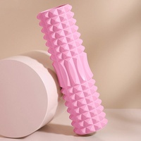 Rouleau en mousse EVA+PVC pour la maison, idéal pour le yoga et la musculation, durable, rose/violet/bleu, 28*9cm/45*12cm, pour le modelage des mollets et la relaxation musculaire