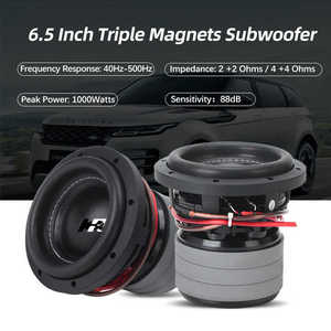4 Ohm Active/Passive <span class=keywords><strong>DJ</strong></span> Bass Subwoofer Haut-parleur Accessoires Neodymium Original Equipment Dual Magnetic Fifty Core Car DC 12V - Product Image 4