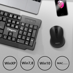 Claviers et <span class=keywords><strong>souris</strong></span> combinés personnalisés OEM ODM pour ordinateur PC, <span class=keywords><strong>clavier</strong></span> et <span class=keywords><strong>souris</strong></span> sans fil ergonomiques pour ordinateur de bureau 2,4 G - Product Image 5