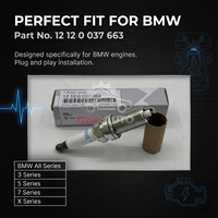 12120037663/12120039664 Accessoires automobiles Bougie d'allumage BOSCH pour BMW N51 N52 E91 F10 E93 E92 E60 E82 E46 E70 F25 F26 F01 N20