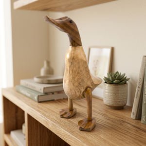Panier miniature en bambou décoré d'un canard - Product Image 2
