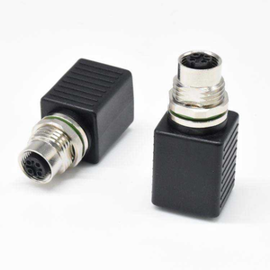 Profinet إيثرنت 12 4pin رمز أنثى إلى RJ45 محول ماء موصل دائري IP67 - Product Image 6