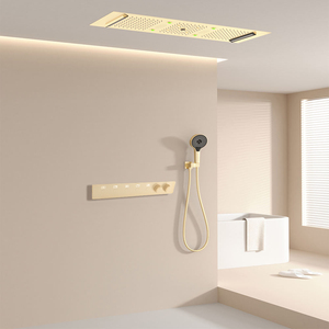 Set <span class=keywords><strong>doccia</strong></span> <span class=keywords><strong>doccia</strong></span> intelligente a temperatura nascosta con supporto a parete di lusso - Product Image 2