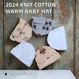 Berretto 2024 in cotone caldo per bambini felpato invernale cappuccio protettivo per neonati per scene all'aperto - Product Image 3