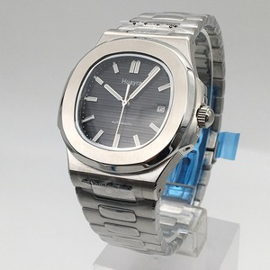 OEM ODM Biểu Tượng Tùy Chỉnh 42Mm Cổ Điển Quảng Trường Của Nam Giới 304L Thép Không Gỉ Đồng Hồ Cơ Khí Với Luminous Lịch Quay Số - Product Image 1