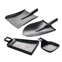 Assiettes à dîner en mélamine modernes et écologiques en gros d'usine avec la technique du gel Assiettes à pizza et à spaghetti en forme de pelle durable