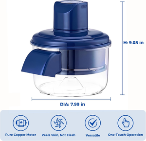 Pelador de Frutas Eléctrico Inalámbrico Recargable por USB para Uso Doméstico y Comercial, para Uvas, Cerezas, Tomates, Ajos - Product Image 6