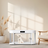 USMILEPET Cabine intelligente de luxe pour animaux de compagnie, cage de traitement d'isolement pour chats et chiens avec des fonctions de santé