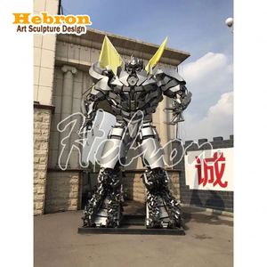 Estatua de Robot de Arte Popular de Tamaño Real en Metal, C-3PO <span class=keywords><strong>Stormtrooper</strong></span>, Decoración para el Hogar en Resina - Product Image 4