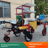 Transplanteuse de légumes diesel entièrement automatique LG à 2 rangs, haute performance, pour la transplantation de semis de laitue, de tabac et de chou en serre