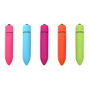 Mini balle vibrateur bonbons couleurs 10 vitesses Vibration adulte jouets sexuels femmes femme masseur complet du corps stimulateur