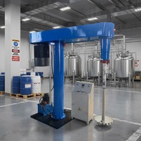 Mélangeur de peinture hydraulique à pigments Polyc, dissolvant et dispersant haute vitesse avec matériau SUS304, certifié CE ISO, pour peinture au latex, revêtement et mastic