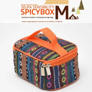 Borsa Piccola per Campeggio e Viaggio, <span class=keywords><strong>Set</strong></span> di Contenitori per Spezie, Borsa Impermeabile in Poliestere per Trucchi, Articoli da Toeletta e Uso in Bagno - Product Image 3