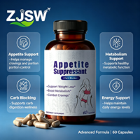 Pilules de contrôle du poids naturelles en stock, prêtes pour la marque privée OEM, compléments alimentaires pour supprimer l'appétit, capsules amincissantes pour une perte de poids rapide