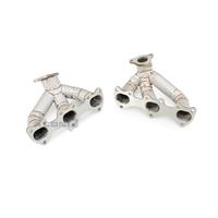 Collecteurs d'échappement droits SS304 pour Porsche 992.1 Carrera S Turbo S 3.0T 3.7T 3.8T 2018-2023 – Amélioration isolée