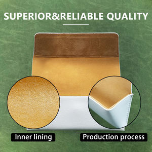 กล่องใส่แว่นตาหรูหราหนัง PU กล่องใส่แว่นกันแดดแบบนุ่มกระเป๋าใส่แว่นตา - Product Image 6
