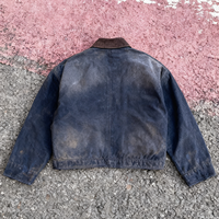 Veste bomber en toile de coton pour homme, style streetwear, personnalisée, lourde, vintage, délavée au soleil, fermeture éclair
