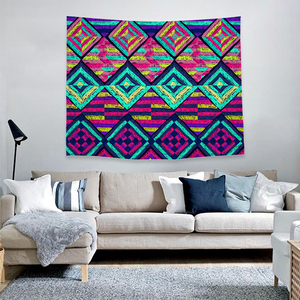 تصميم مخصص الجاكار ماندالا الجدار شنقا النسيج الأرجواني الهبي مخدر <span class=keywords><strong>Trippy</strong></span> النسيج لغرفة النوم - Product Image 1
