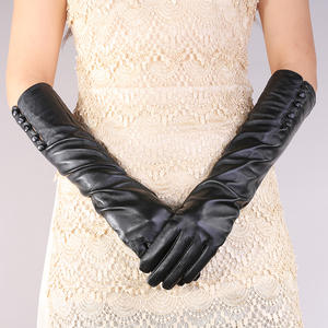 Prezzo di fabbrica elegante lunga festa Touch Screen <span class=keywords><strong>da</strong></span> donna in pelle lunghezza <span class=keywords><strong>braccio</strong></span> guanti - Product Image 2