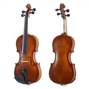Violines para estudiantes principiantes de tamaño completo 4/4 Precios profesionales 1688.Com Violín de madera maciza alemana