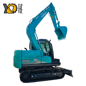 Mini-excavatrice sur chenilles Kobelco SK85-11 de 8 tonnes, moteur Yanmar, godet de 0,4 m³ pour travaux forestiers et municipaux - Product Image 2
