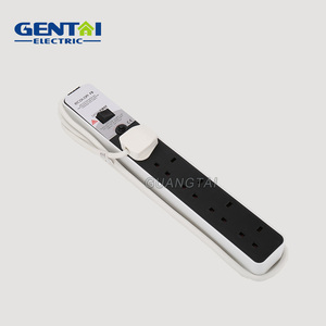 Regleta <span class=keywords><strong>de</strong></span> enchufes múltiples para el hogar, <span class=keywords><strong>con</strong></span> cable largo y protección contra sobrecargas - Product Image 3