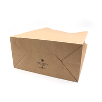 Sac SOS imprimé flexo 8 couleurs, matériau recyclable de qualité alimentaire, sac en papier kraft brun de 10 pouces, fabriqué en Chine