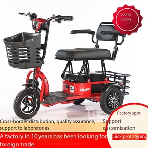 Triciclo Eléctrico Plegable para Adultos, Motor de 400W, Batería de 48V, E-Trike para el Mercado Global - Product Image 2