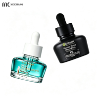 Flacon compte-gouttes en verre noir mat de 30 ml avec bouchon sécurité enfant pour extraits végétaux et huiles bien-être