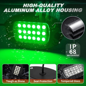 Ventas calientes 12Pods RGBW LED Rock Lights Kit con APP/RF Remote, Multicolor Underglow Lights Carcasa de aluminio impermeable 12V - Product Image 3