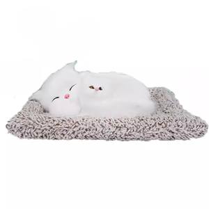 Simulación de carbón activado Can Bark, juguete de peluche de gato, adornos de coche, regalo de cumpleaños, modelo Animal, marioneta - Product Image 1