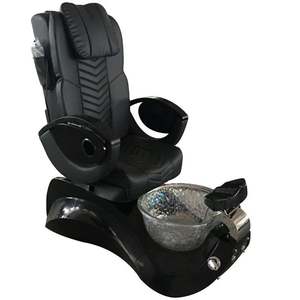 Silla de pedicura de lujo, masaje de baño de pies con reposapiés, lavabo, salón de belleza, sillas reclinables para masaje de pies - Product Image 1