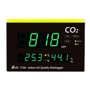 77294 AZ Wand montage Raumluft qualitäts messer CO2-<span class=keywords><strong>Monitor</strong></span> 0 ~ 9999ppm Bereich Temperatur Luft feuchtigkeit <span class=keywords><strong>monitor</strong></span> 1-Jahres-Prüfgeräte - Product Image 6