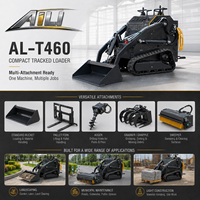 Precio de Fábrica, Minicargadora T460, Cargadora Compacta de Orugas de 300 kg para Construcción Agrícola
