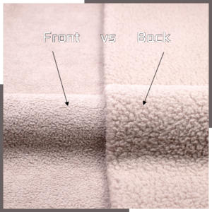 320GSM Hiver Polaire 100% Polyester Tissu Double Face Grand Grain Polaire Tissu Thermique Par Les Fabricants De Tissus - Product Image 3