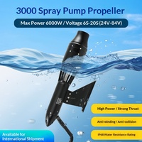 Pompe à jet haute puissance 6000W, propulseur sous-marin, système de propulsion étanche pour kart, bateau, jet ski, planche de surf électrique