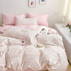 Vente d'usine Ensembles de couettes personnalisés Ensemble de literie en coton <span class=keywords><strong>blanc</strong></span> imprimé pour la maison - Product Image 3