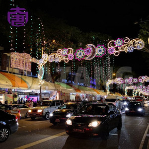 Luz de calle cruzada 2D personalizada para exteriores, impermeable IP65, para decoraciones navideñas LED, luz de decoración LED para festivales - Product Image 5