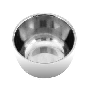이발소 이발소 면도 금속 그릇 사용자 정의 로고 수염 관리 비누 그릇 실버 스테인레스 스틸 면도 그릇 도구 - Product Image 2